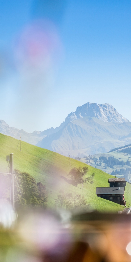 Terrasse Gasthaus Hochwang Furna (© Petra Rainer) Terrasse vom Gasthaus Hochwang in Furna - so nah bei den Sternen!
