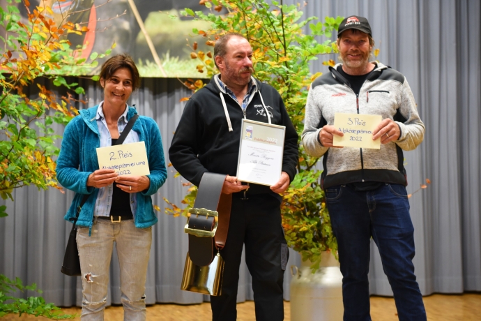 Gewinner Alpkäseprämierung 2022