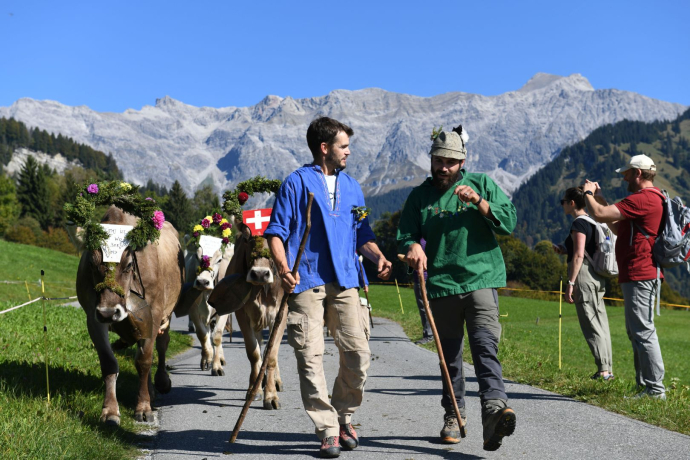 Alpabzug im Gespräch