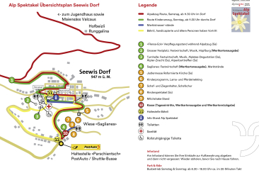 Übersichtsplan Festgelände Alp Spektakel